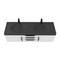 Castello Usa Thames 60-inch White Vanity Set with Black Top and Black Handles CB-MC-60W-BL-20146-BL - alternate 4